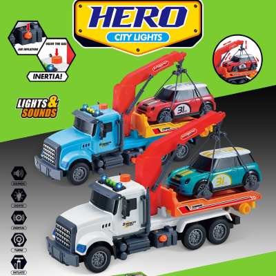 Camion de Remorcare cu Lumină și Sunet – Hero City Lights | image