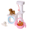 Vilă Roz Interactivă cu Figurine și Mobilier – Set de Joacă pentru Fetițe