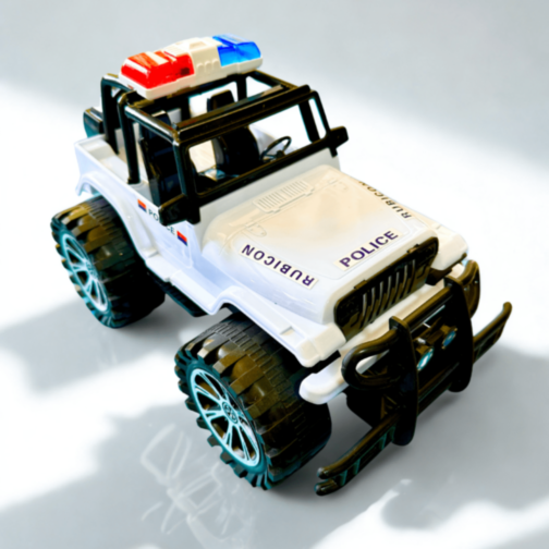 Mașină de Poliție Jeep Rubicon Off-Road pentru Copii Mașină de Poliție Jeep Rubicon Off-Road pentru Copii