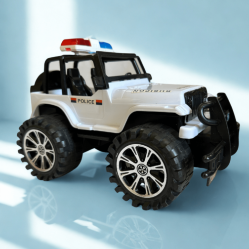 Mașină de Poliție Jeep Rubicon Off-Road pentru Copii Mașină de Poliție Jeep Rubicon Off-Road pentru Copii