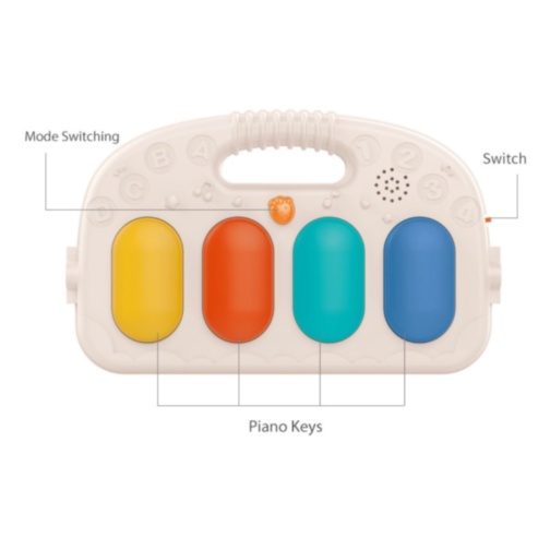 Centru de Activități cu Pian și Arcadă pentru Bebe