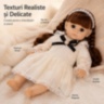 Păpușă Interactivă cu Sunete și Rochie Elegantă
