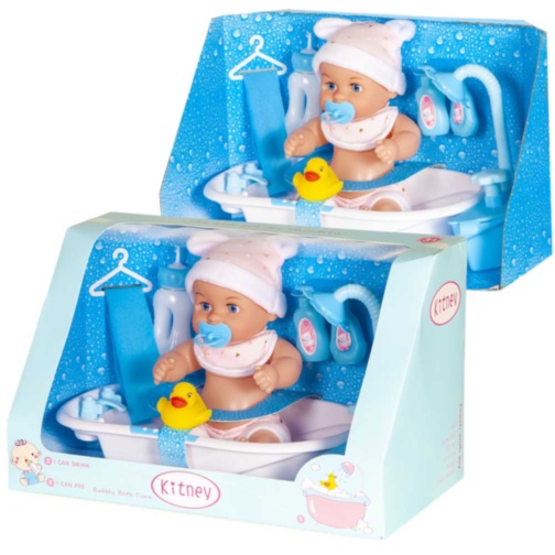 Bebelușul  la Oliță  cu Cădiță, Duș, Biberon, Suzetă și Set de Baie