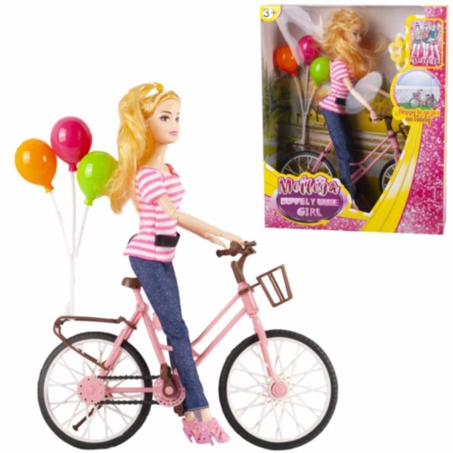 Barbie cu Bicicletă, picioare și mâini articulate