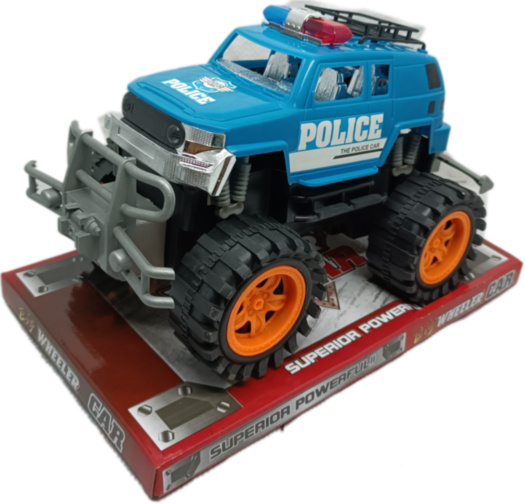 Jeep Polițist cu Fricțiune, 25cm