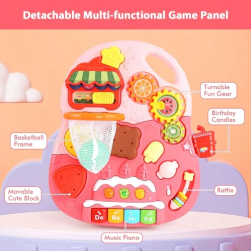 Premergător 2 în 1 cu Masă de Activități