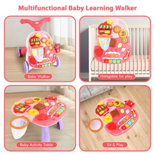 Premergător 2 în 1 cu Masă de Activități