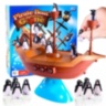 Joc de Echilibru Pirate Boat cu Pinguini, Dezvoltă Coordonarea și Răbdarea 