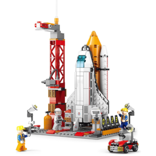 Set de Construcție Navetă Spațială cu Rachetă și Astronauți – 521 Piese 