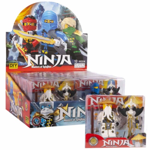 Figurina Ninjago Spinjitzu, 12buc./set
