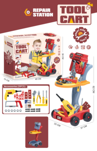 Mega Set Unelte și Scule de Construcție cu Sunete și Lumini, 33X37X67cm