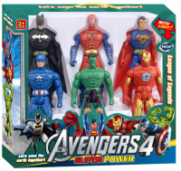 Set 6 Super-Eroi Avengers cu Lumini
