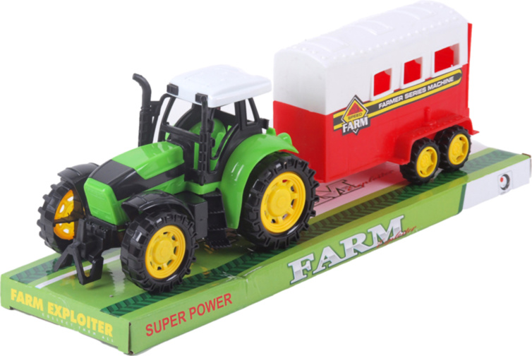 Tractor cu Remorcă, 34cm 