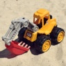 Excavator Mare cu Cupă Mobilă pentru Copii