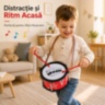 Tobă Muzicală pentru Copii cu Curea Reglabilă