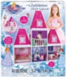 Mega Casa Barbie cu Coridor, Camera de Oaspeți, Bucătărie și Balcon, Înălțimea 1m