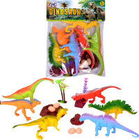 Set 6 Dinozauri Colorați cu Piuitoare