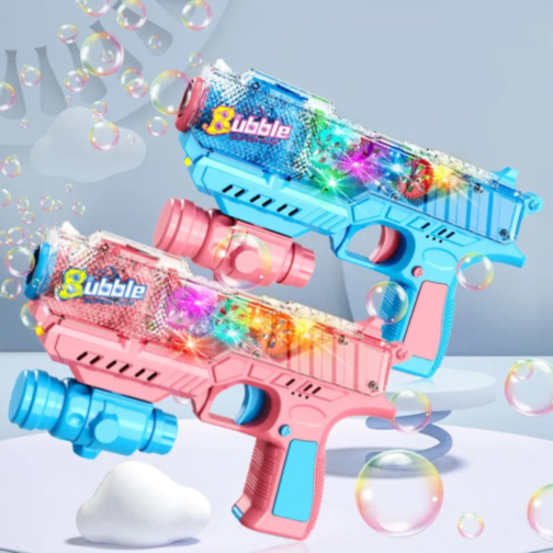Pistol Electric cu Baloane cu Lumini – Distracție Colorată pentru Copii