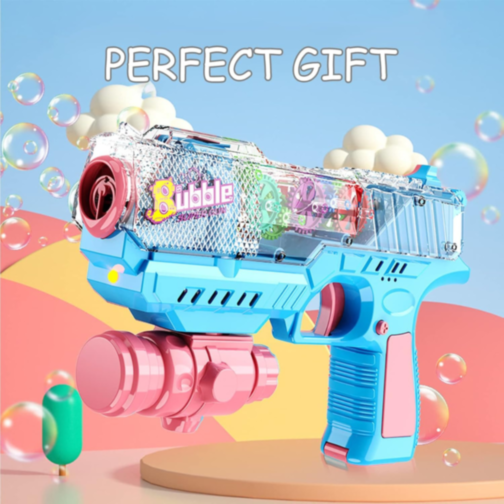 Pistol Electric cu Baloane cu Lumini – Distracție Colorată pentru Copii