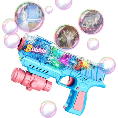 Pistol Electric cu Baloane cu Lumini – Distracție Colorată pentru Copii