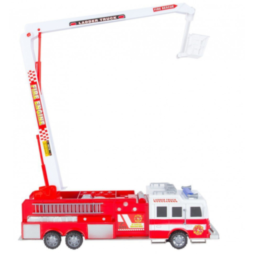 Mașină de pompieri cu scară extensibilă și efecte sonore și luminoase