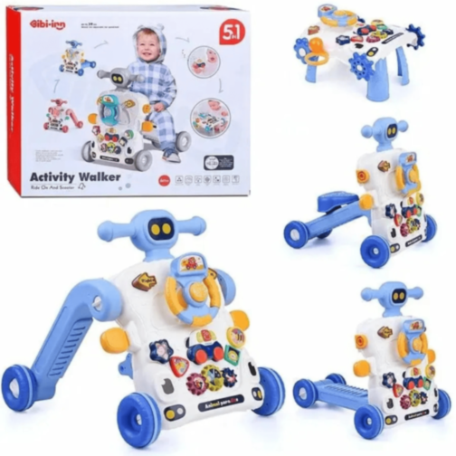 Centru de Activități 6 în 1 pentru Bebeluși – Mers, Joacă și Plimbare