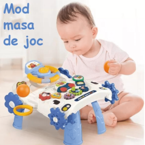 Centru de Activități 6 în 1 pentru Bebeluși – Mers, Joacă și Plimbare