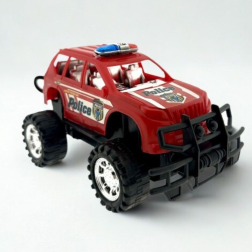 Mașină de Poliție Off-Road cu Roți Mari (culoare aleatorie)