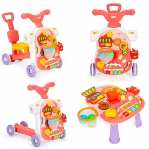 Premergător 4 în 1 cu Masă de Activități