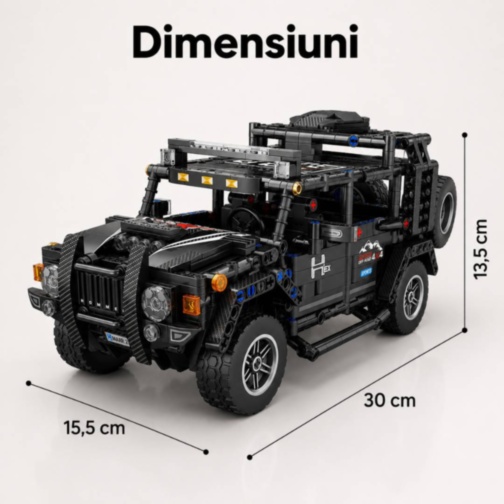 Set de construcție SUV off-road din 909 piese