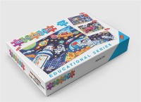 Set de 4 Puzzle-uri Educaționale cu Astronauți și Rachete | image