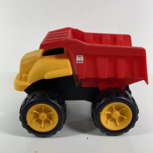 Camion basculant cu inerție, roți mari pentru copii