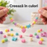 Set de mărgele colorate pentru brățări și coliere Princess