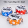 Tobă Muzicală pentru Copii cu Curea și Bețe
