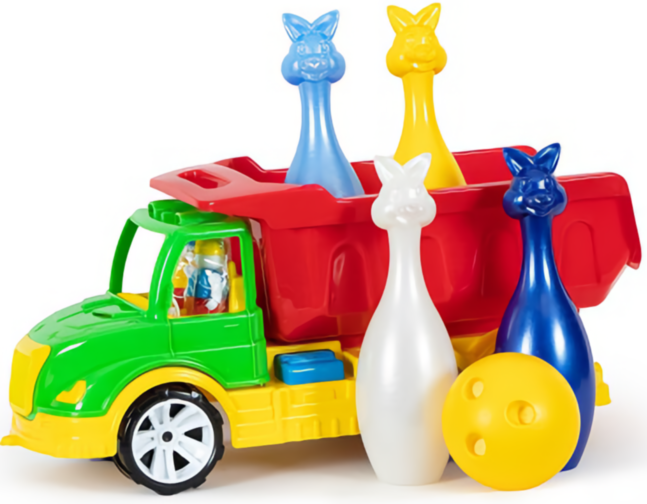 Camion Încărcat cu Popice pentru Bowling, 53cm  