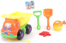 Camion cu 4 Accesorii de Nisip, cm 