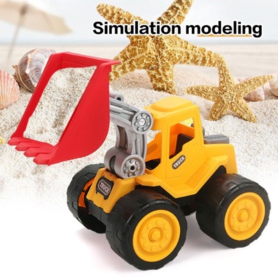 Excavator cu braț mobil pentru copii, jucărie construcții | image