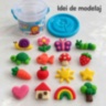 Set plastilină colorată cu 10 bucăți și formă