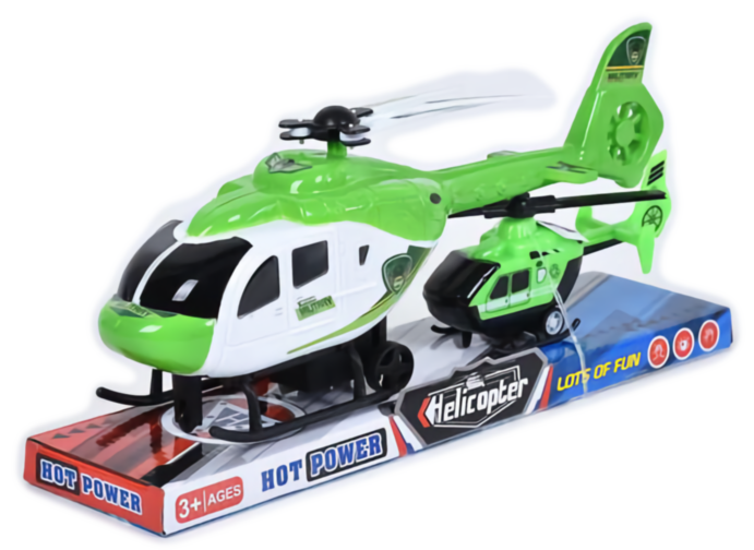 Set 2 Elicoptere cu Fricțiune