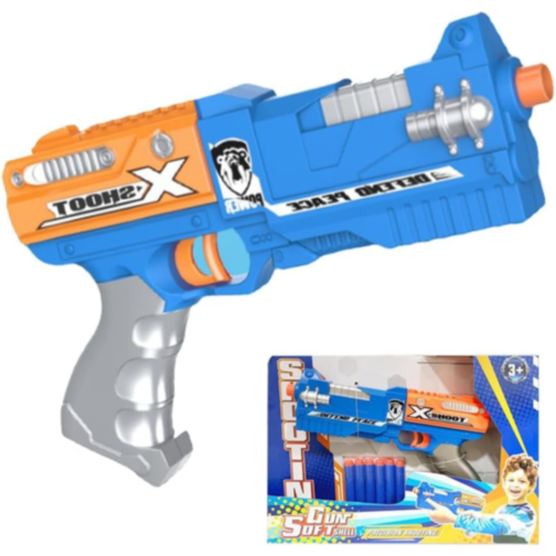 Pistol de Jucărie cu Proiectile Moi X-Shoot - Precizie și Distracție pentru Copii