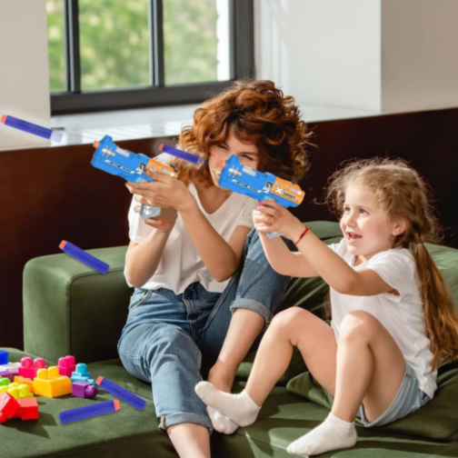 Pistol de Jucărie cu Proiectile Moi X-Shoot - Precizie și Distracție pentru Copii