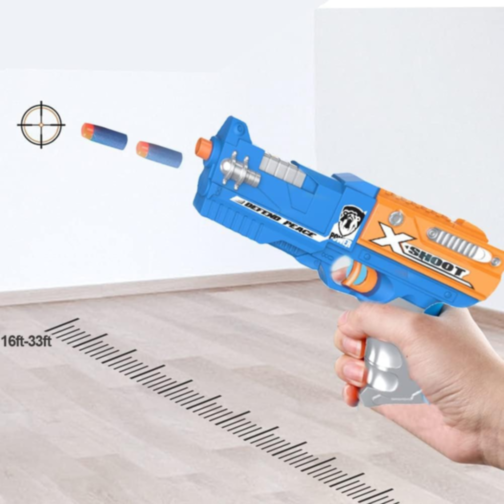 Pistol de Jucărie cu Proiectile Moi X-Shoot - Precizie și Distracție pentru Copii