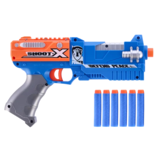 Pistol de Jucărie cu Proiectile Moi X-Shoot - Precizie și Distracție pentru Copii