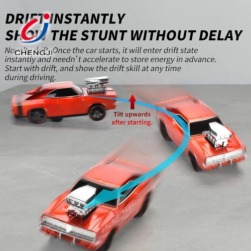 Mașină de Drift cu Motor Supercharged cu Telecomandă și Baterie Reîncărcabilă
