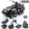 Set de Construcție SWAT 6 în 1 cu Vehicule și Centru de Comandă – 371 Piese
