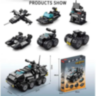 Set de Construcție SWAT 6 în 1 cu Vehicule și Centru de Comandă – 371 Piese