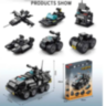 Set de Construcție SWAT 6 în 1 cu Vehicule și Centru de Comandă – 371 Piese