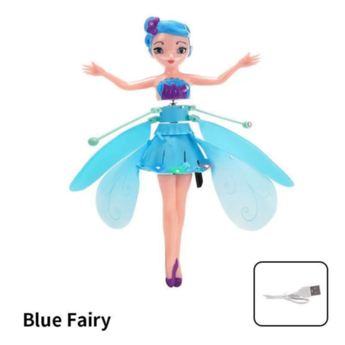 Păpușă Zburătoare Fairy cu Încărcare USB (culoare aleatorie)