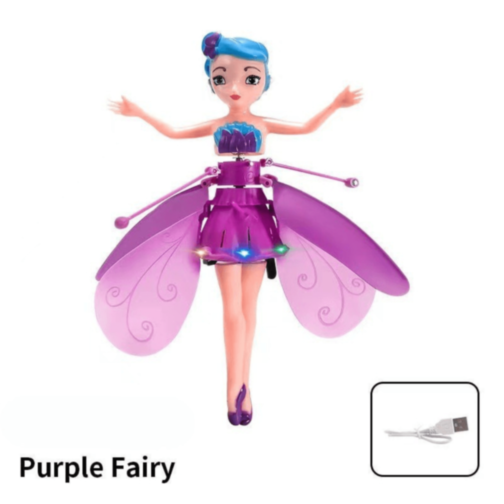 Păpușă Zburătoare Fairy cu Încărcare USB (culoare aleatorie)