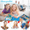 1buc. Carte Magică de Colorat Reutilizabilă cu Apă (model aleatoriu) 